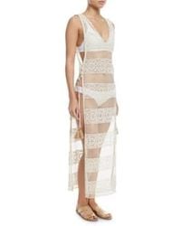 PQ Swim - Water Lily Joy Lace Cover Up In - Lyst