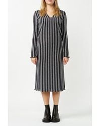 Mads Nørgaard - Glitter Stripe Jersey Hathena Dress Multi / S - Lyst