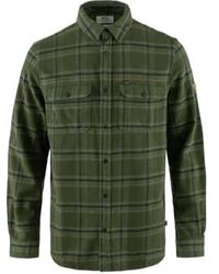 Fjallraven - Deep Est 662 And Laurel 625 Ovik Heavy Flannel Shirt L - Lyst
