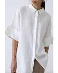 Mother Of Pearl - Camille Textured Pearl Shirt - Lyst