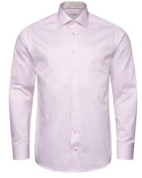 Eton - Contemporary Fit Fine Striped Signature Twill Shirt 10001208853 - Lyst