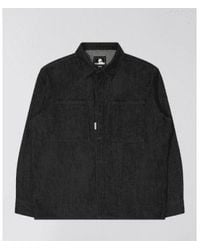 Edwin - Big sketch shirt ls noir - Lyst