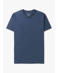 COLORFUL STANDARD - Camiseta orgánica clásica hombre en azul gasolina - Lyst