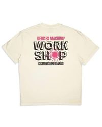 Deus Ex Machina - Surf Shop Short Sleeved T Shirt Dirty - Lyst