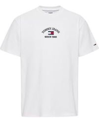 Tommy Hilfiger - Jeans Timeless Flocked Flag T-shirt Medium - Lyst