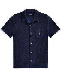 Ralph Lauren - Ropa masculina camisa manga corta algodón terry - Lyst