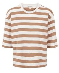 esmé studios - Esme Studios Burro Signe Boxy T Shirt Wide Stripes - Lyst