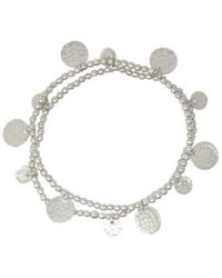 Ashiana - Libra Silver Coin Bracelet O/s - Lyst