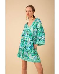 Hale Bob - Elliana Jersey Dress Turquoise S - Lyst