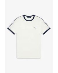 Fred Perry - Taped ringer t-shirt - Lyst