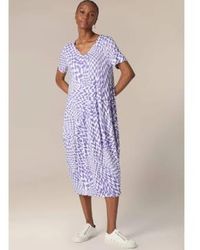 New Arrivals - Sahara And White Harlequin Jersey Dress 1 - Lyst