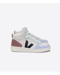 Veja V-10 Suede Trainers - Multico/natural/babe - Lyst