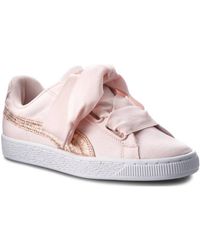 PUMA R78 Raw Metallics Athletic Shoe In White-white-rose Gold At Nordstrom  Rack | Lyst