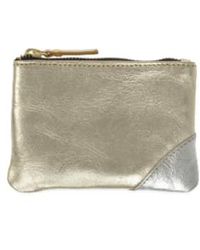 VIDA VIDA - And Silver Leather Cut Corners Coin Purse Leather - Lyst
