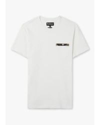 Barbour - Durness-taschen-t-shirt in weiß - Lyst