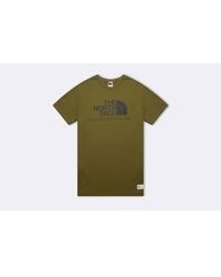 The North Face - California Tee Scrap Military Olive - Lyst