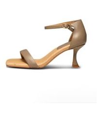 Shoe The Bear - Leah Ankle Strap Taupe - Lyst