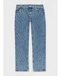 Paul Smith - Tiger Graphic Straight Leg Jeans Size: 30, Col: Multicolour 30 - Lyst