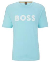 BOSS - Thinking 1 Logo T Shirt Prismarine Small - Lyst