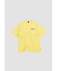 Manastash - Scheme Logo T Shirt Lemon - Lyst