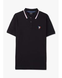 Paul Smith - Mens Regular Fit Zebra Embroidery Polo Shirt In - Lyst