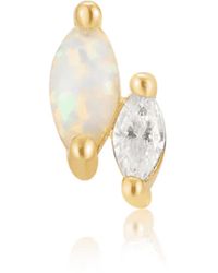 Ania Haie - Kyoto Opal And Sparkle Marquise Single Earring / - Lyst