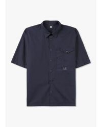 C.P. Company - S Popeline Short Sleeved Shirt - Lyst