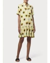 Paul Smith - Abstract Sunflower Day Dress Col: 10 , Size: 14 - Lyst