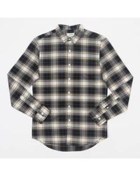 Farah - Brewer Check Shirt In And Cream - Lyst