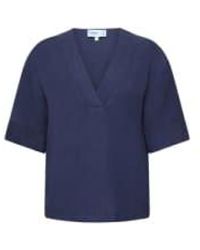 FRNCH - Astrig Navy Blouse Xs - Lyst