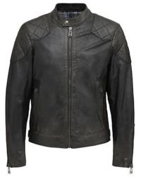 Belstaff - Outlaw Jacket Hand Waxed Leather 52 - Lyst