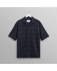 Wax London - Newton camisa floral sello medianoche - Lyst