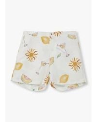 CHE - Shorts De Baño Tropical Refresh En Marfil Hombre - Lyst