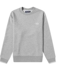Fred Perry - Authentic crew sweat margel - Lyst