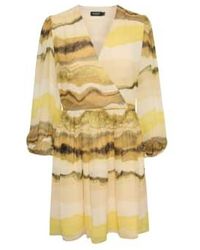 Soaked In Luxury - Watercolour Josefine Short Dress Xs - Lyst