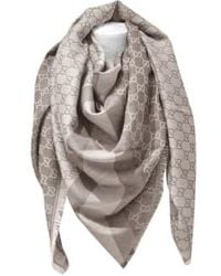 Gucci - Ssima Scarf Made Of Soft Wool And Silk - Lyst