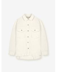 Rino & Pelle - White Madow Shirt Jacket - Lyst