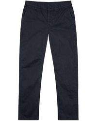 Nudie Jeans - Dark Midnight Easy Alvin Chino Trousers - Lyst