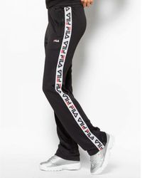 Fila Thora Track Pants in Pink | Lyst