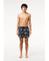 Lacoste - Mens Printed Swim Shorts 1 - Lyst