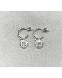 Azuni London - Azuni Luna Gemstone Hoop Earrings - Lyst