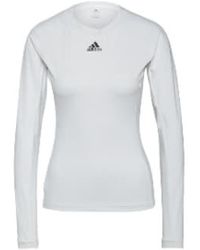 adidas - T-shirt blanc femme freelift - Lyst