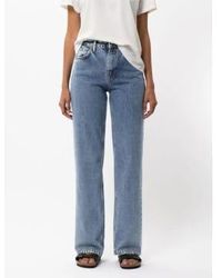 Nudie Jeans - Clean Eileen Jeans Desteñido suave - Lyst