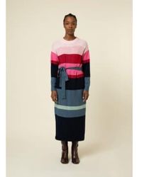 FRNCH - Long Sleeve Knitted Belted Dress M - Lyst