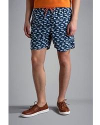 Paul & Shark - All Over Print Swimming Shorts Small - Lyst