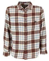 Obey - Arnold Woven Unbleached Multi Shirt S - Lyst