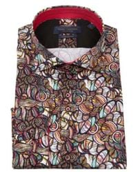 Guide London - Abstract Stain Glass Print Shirt Multi - Lyst