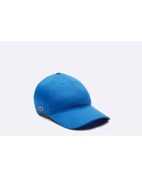 Lacoste - Organic Cotton Twill Cap * / Azul - Lyst