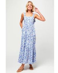 Aspiga - Cheetah azul tabitha maxi vestido - Lyst