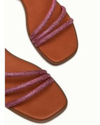 Pennyblack - Penny Micro Rhinestone Sandal Pink - Lyst